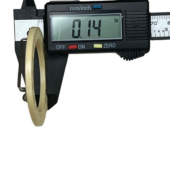 6 Vintage Ivorite Buttons Buckle/Slide Celluloid Bakelite Fashion Clothing - Picture 8 of 11